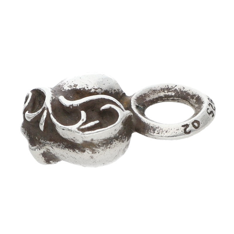 Chrome Hearts #B Stack Heart Charm 925 Silver Size ONE SIZE