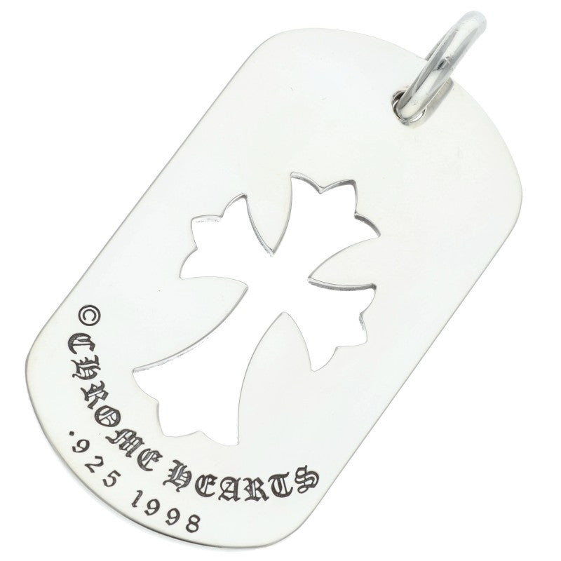 Chrome Hearts Large Cutout Cross Dog Tag 925 Size ONE SIZE