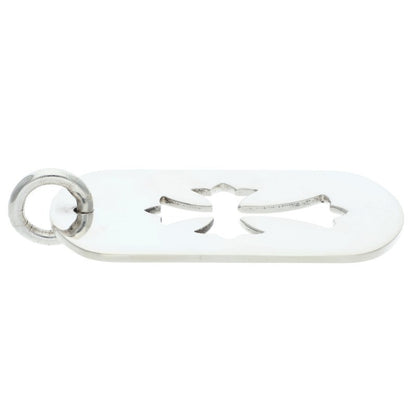 Chrome Hearts Large Cutout Cross Dog Tag 925 Size ONE SIZE