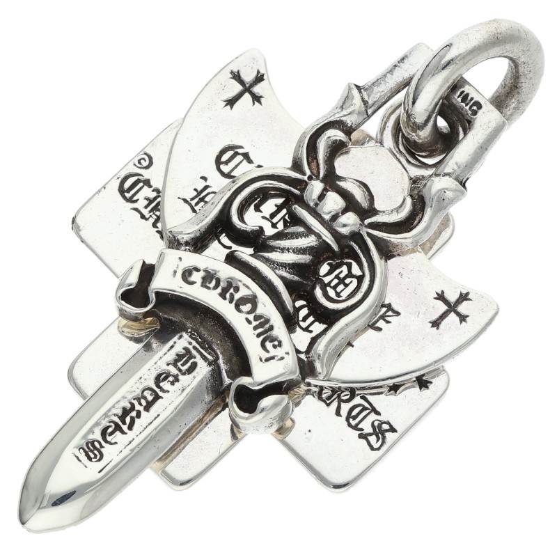 Chrome Hearts Three Trinkets Pendant 925 Size ONE SIZE