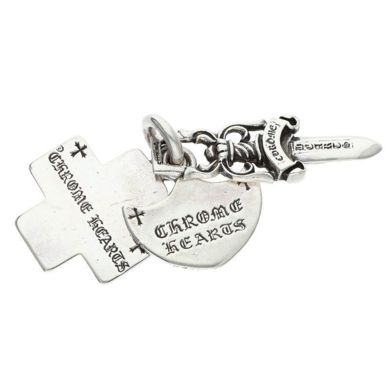 Chrome Hearts Three Trinkets Pendant 925 Size ONE SIZE