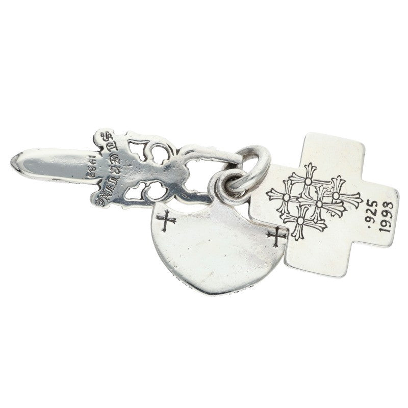 Chrome Hearts Three Trinkets Pendant 925 Size ONE SIZE