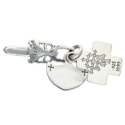 Chrome Hearts Three Trinkets Pendant 925 Size ONE SIZE