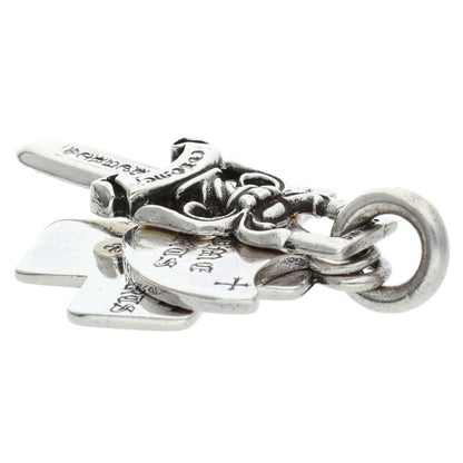 Chrome Hearts Three Trinkets Pendant 925 Size ONE SIZE
