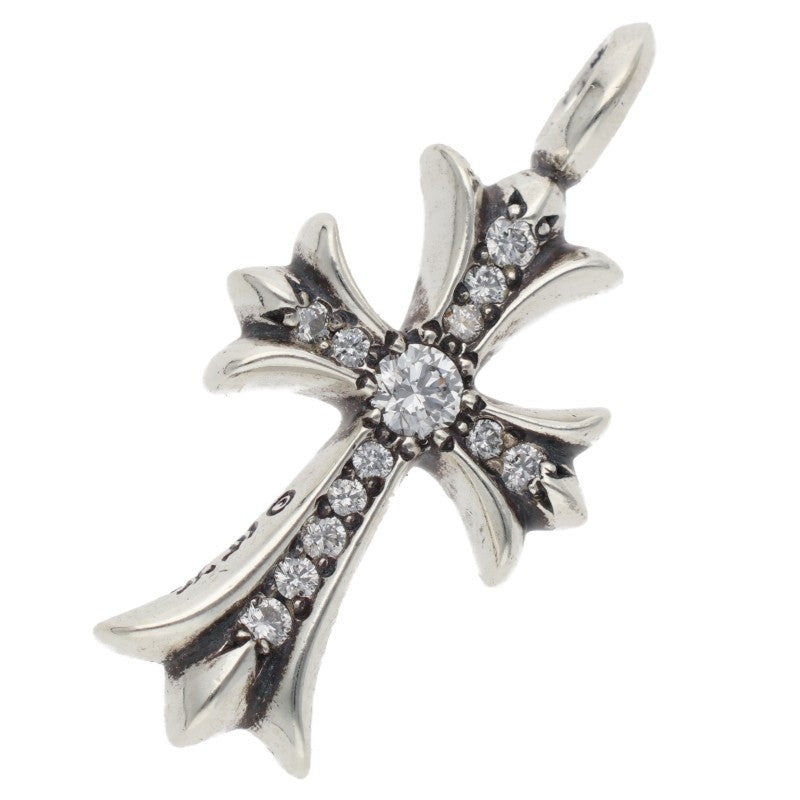 Chrome Hearts Tiny Fat Cross Diamond Pendant Size ONE SIZE