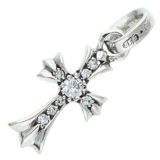 Chrome Hearts 925 Pave Diamond Babyfat Charm Size ONE SIZE