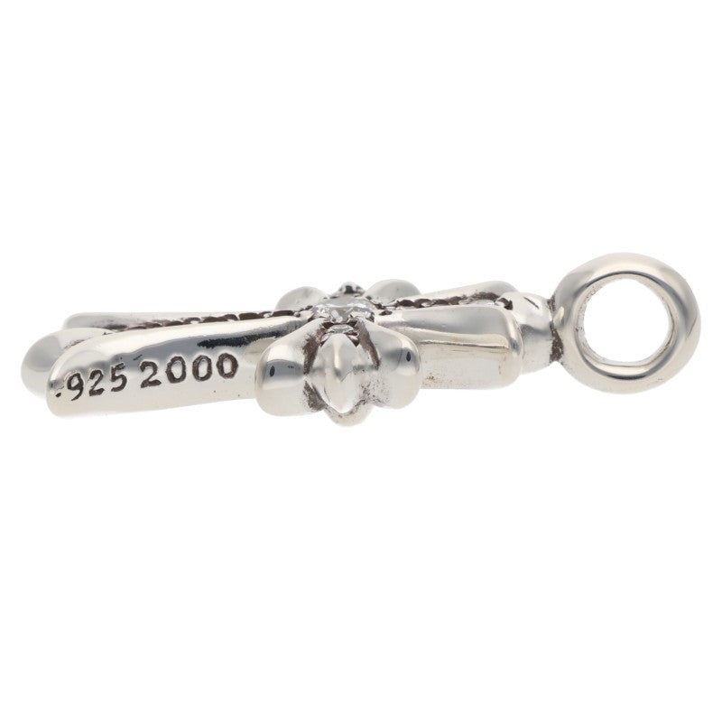 Chrome Hearts 925 Pave Diamond Tiny Fat Cross Size ONE SIZE
