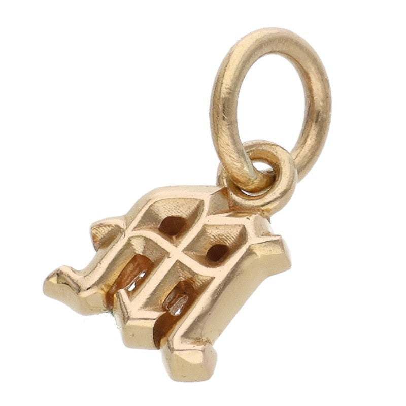 Chrome Hearts 22K Alphabet Stack Charm M Size ONE SIZE
