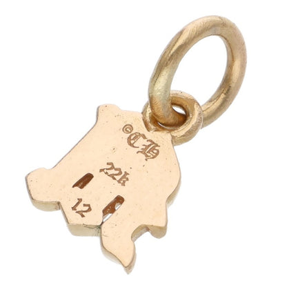 Chrome Hearts 22K Alphabet Stack Charm M Size ONE SIZE