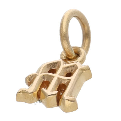 Chrome Hearts 22K Alphabet Stack Charm M Size ONE SIZE