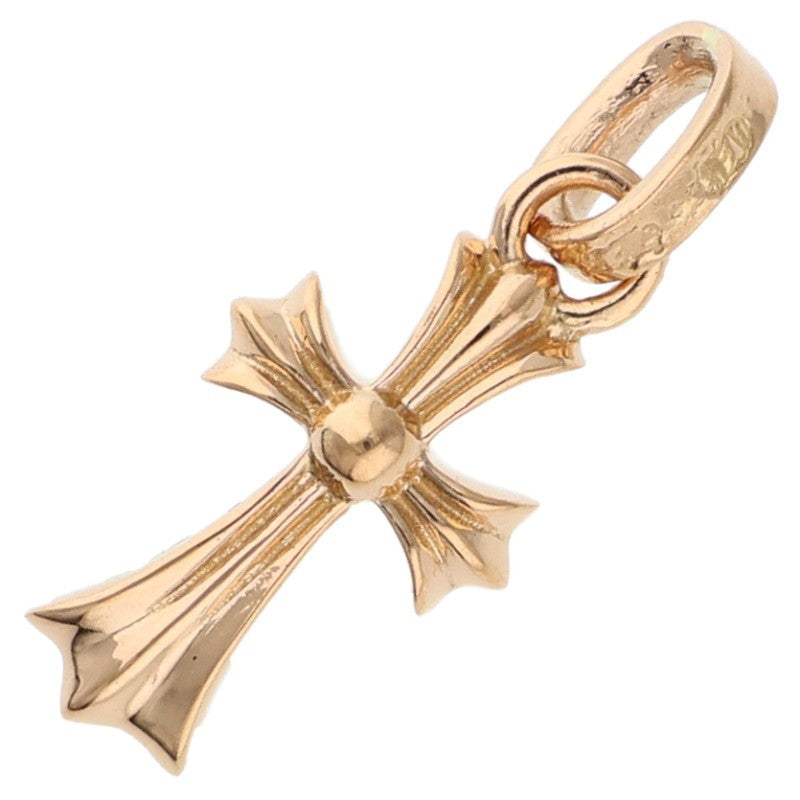 Chrome Hearts 22K Baby Fat Cross Gold Necklace Size ONE SIZE