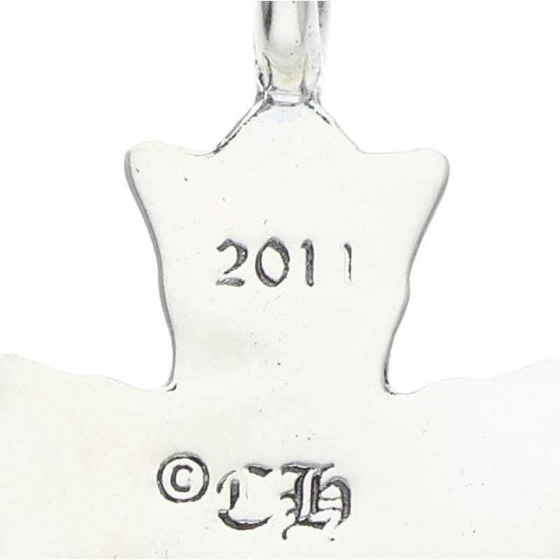 Chrome Hearts Double CH Cross 925 Silver Size ONE SIZE