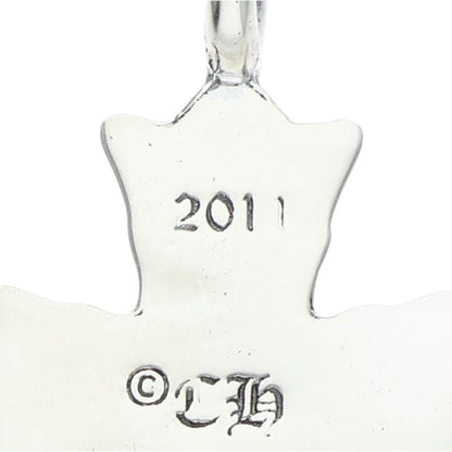 Chrome Hearts Double CH Cross 925 Silver Size ONE SIZE