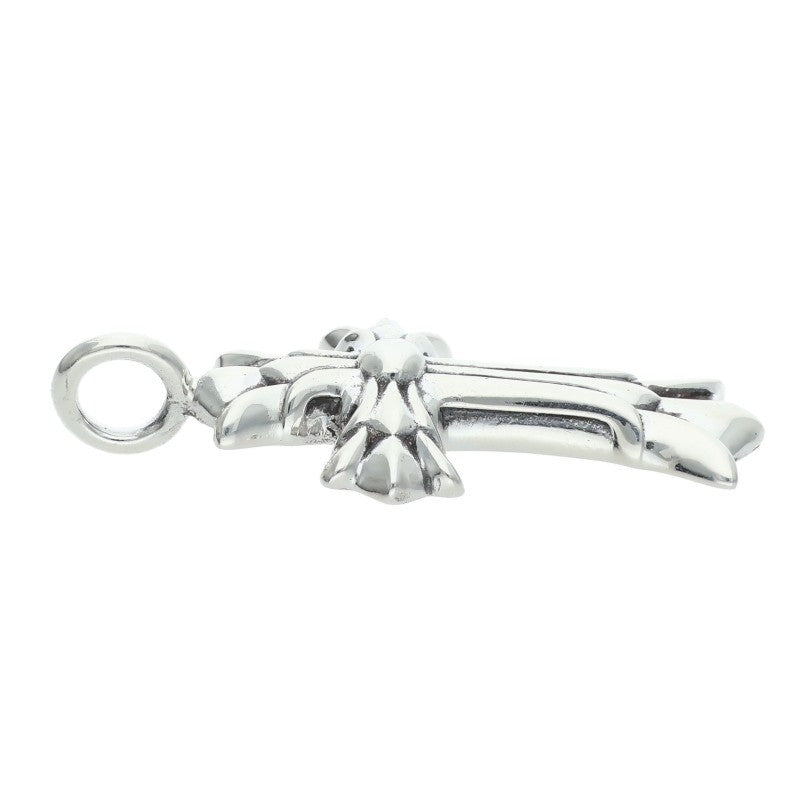 Chrome Hearts Double CH Cross 925 Silver Size ONE SIZE