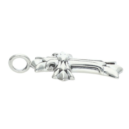 Chrome Hearts Double CH Cross 925 Silver Size ONE SIZE