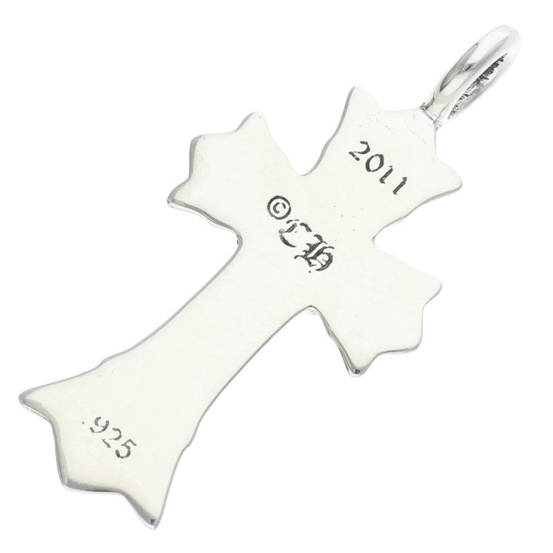 Chrome Hearts Double CH Cross 925 Silver Size ONE SIZE