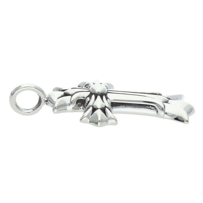 Chrome Hearts Double CH Cross 925 Silver Size ONE SIZE