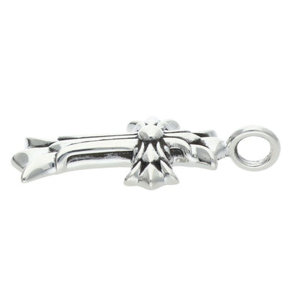 Chrome Hearts Double CH Cross 925 Silver Size ONE SIZE