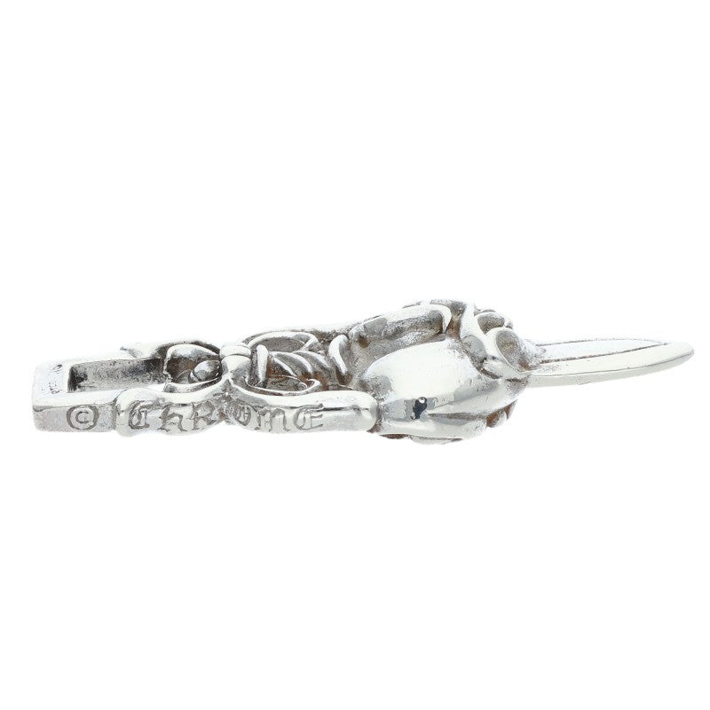 Chrome Hearts Dagger Heart Pendant Sterling Size ONE Silver