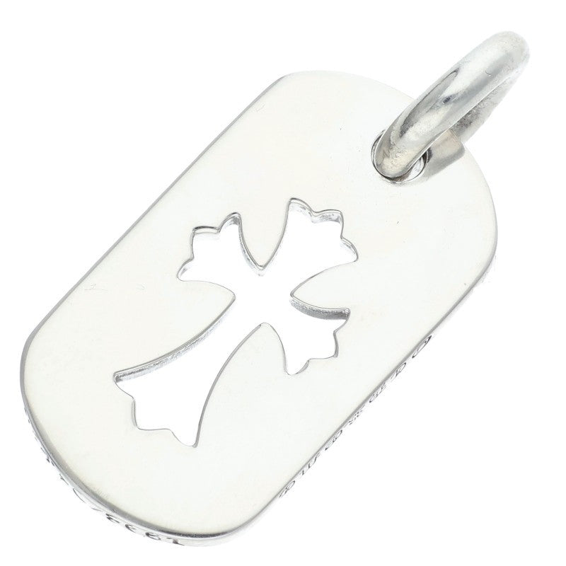 Chrome Hearts Small Cutout Cross Dog Tag 925 Size ONE SIZE