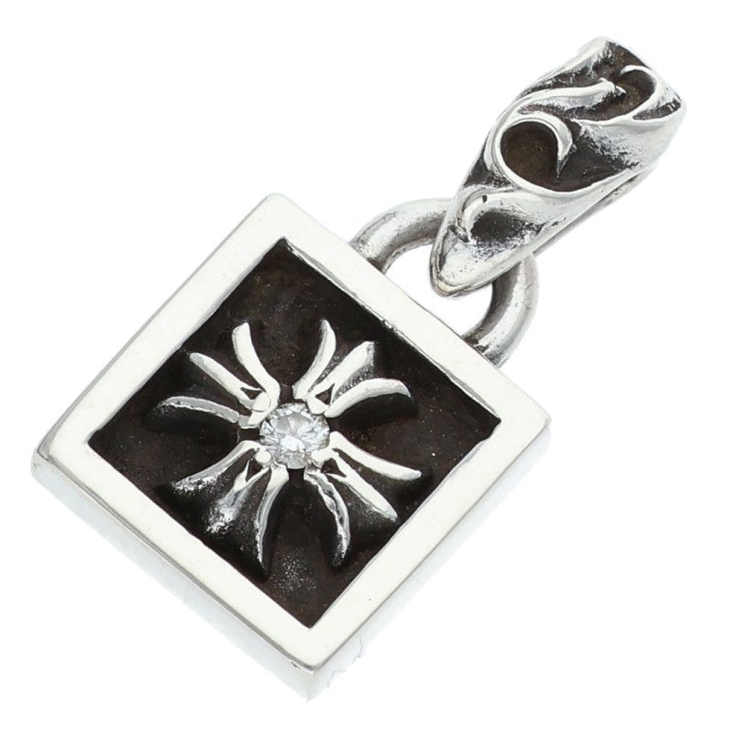 Chrome Hearts Framed CH Plus 1 Diamond 925 Size ONE SIZE