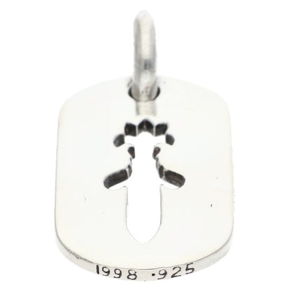 Chrome Hearts D TAG SML CO DAG Sterling Silver Size ONE SIZE