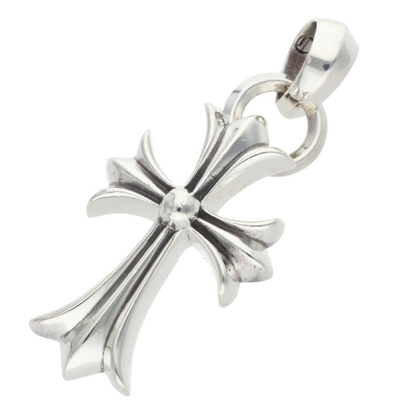 Chrome Hearts Small CH Cross W Bale Sterling Size ONE Silver