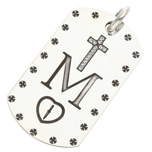 Chrome Hearts D TAG LRG MAPPLE THORPE Silver Size ONE SIZE