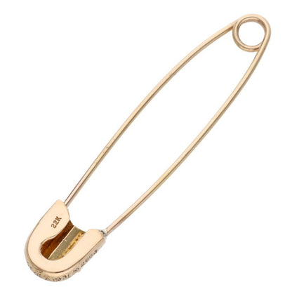 Chrome Hearts 22K Large Safety Pin Gold Size ONE SIZE