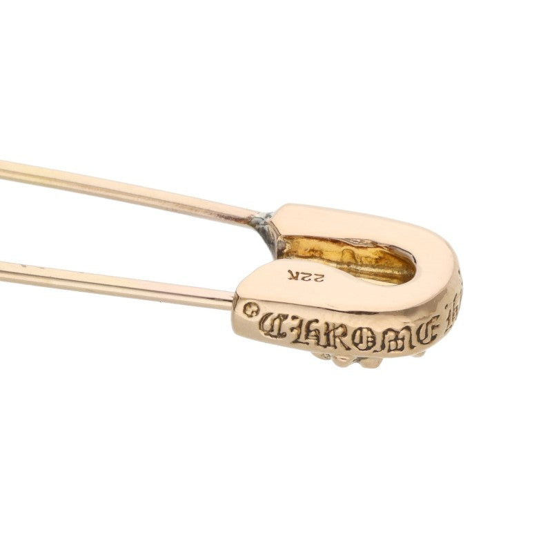 Chrome Hearts 22K Large Safety Pin Gold Size ONE SIZE