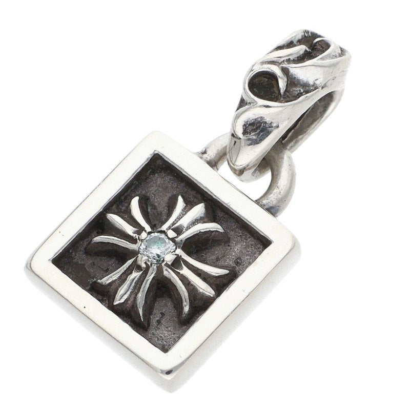 Chrome Hearts Framed CH Plus 1 Diamond Charm Size ONE SIZE