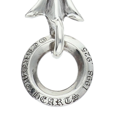 Chrome Hearts Tiny CH Cross Charm Silver 925 Size ONE SIZE
