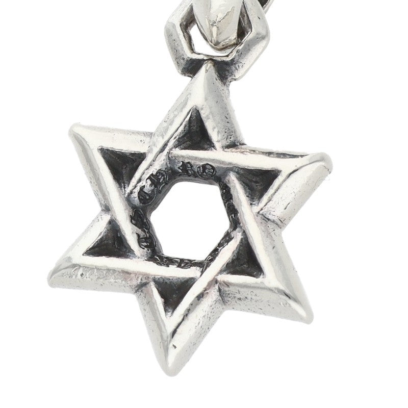 Chrome Hearts Star of David Charm Silver 925 Size ONE SIZE