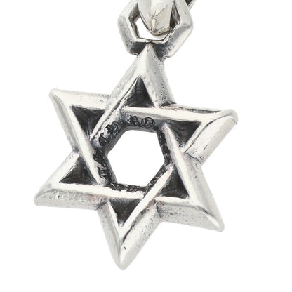 Chrome Hearts Star of David Charm Silver 925 Size ONE SIZE