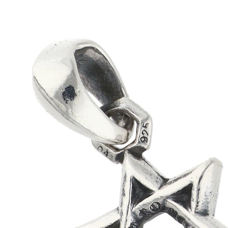 Chrome Hearts Star of David Charm Silver 925 Size ONE SIZE