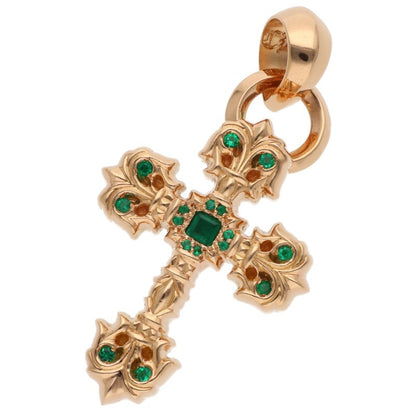 Chrome Hearts 22K Filigree Emerald Pendant Size ONE Multi