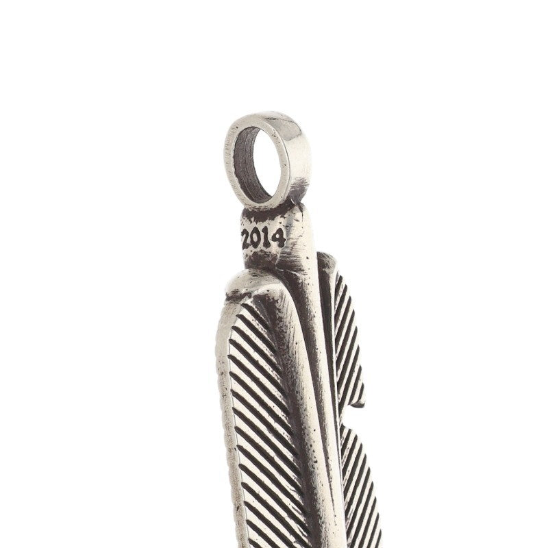 Chrome Hearts Feather 925 Silver Pendant Top Size ONE SIZE