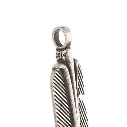 Chrome Hearts Feather 925 Silver Pendant Top Size ONE SIZE