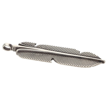Chrome Hearts Feather 925 Silver Pendant Top Size ONE SIZE