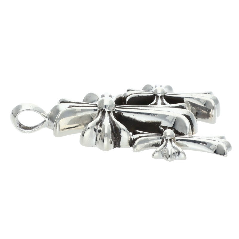 Chrome Hearts 3 CH CRS SML Triple Cross Silver Size ONE SIZE