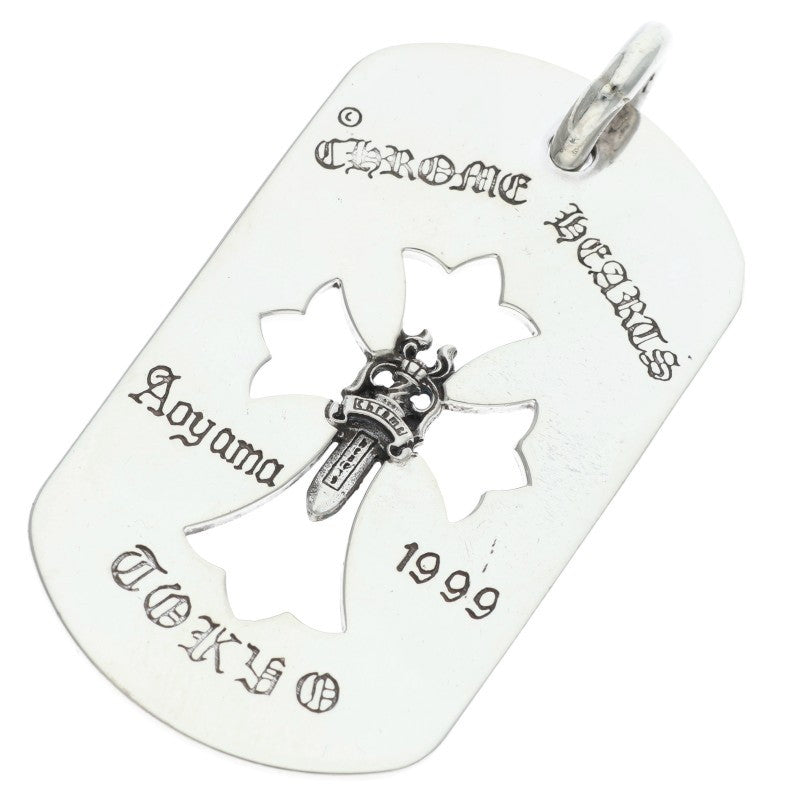 Chrome Hearts Aoyama LTD Large Dog Tag 925 Size ONE SIZE