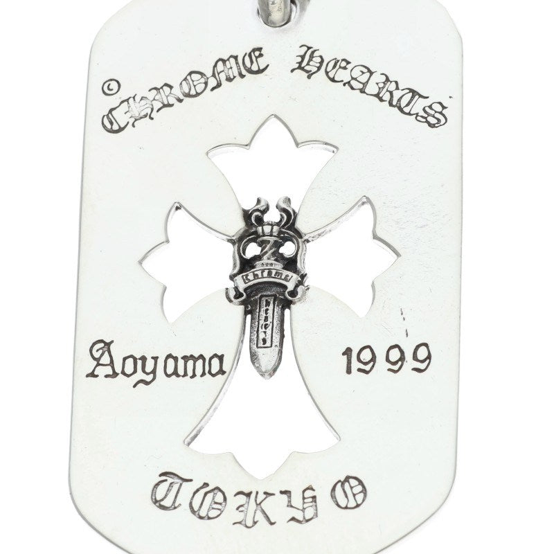 Chrome Hearts Aoyama LTD Large Dog Tag 925 Size ONE SIZE