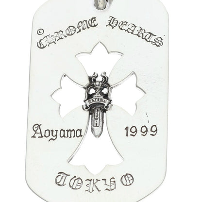 Chrome Hearts Aoyama LTD Large Dog Tag 925 Size ONE SIZE