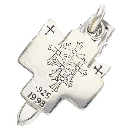 Chrome Hearts Three Trinkets Pendant 925 Size ONE Silver
