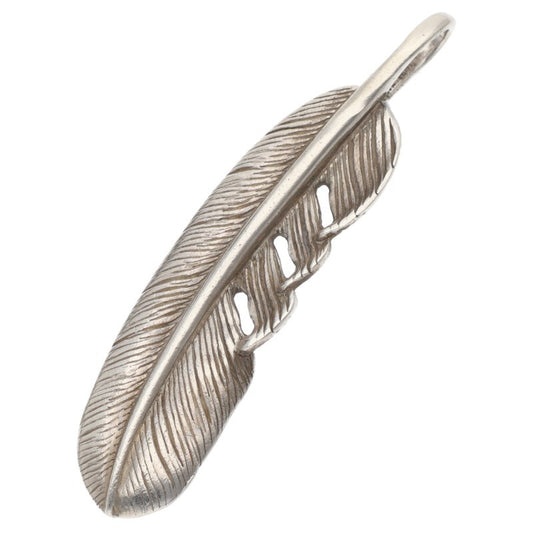 TADY & KING Silver SV Feather Right Pendant Size MM
