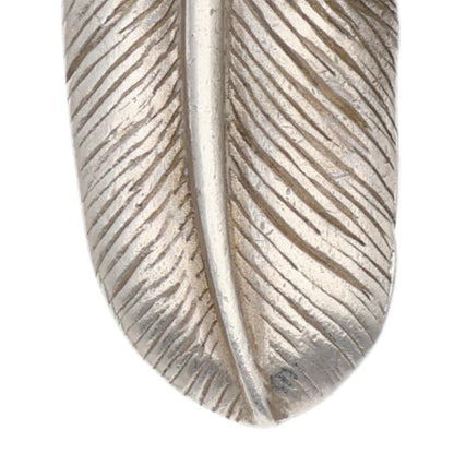 TADY & KING Silver SV Feather Right Pendant Size MM