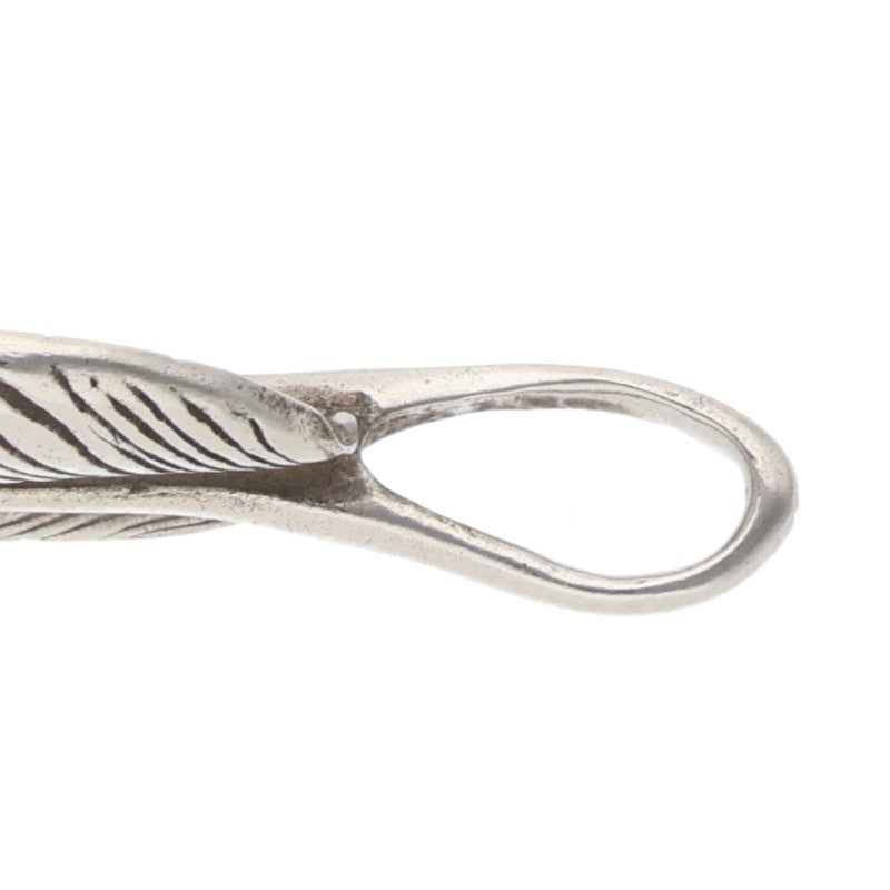 TADY & KING Silver SV Feather Right Pendant Size MM