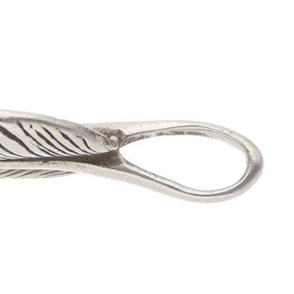 TADY & KING Silver SV Feather Right Pendant Size MM