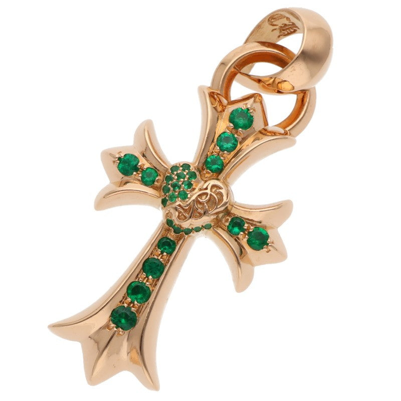 Chrome Hearts 22K Small CH Emerald Necklace Size ONE SIZE