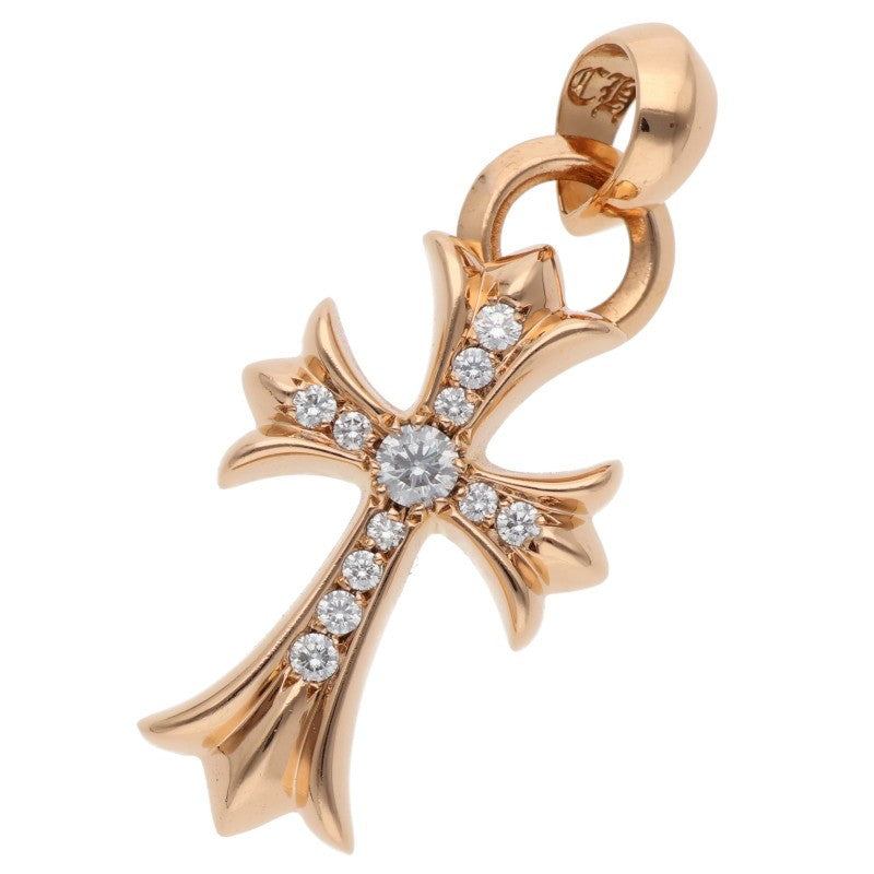 Chrome Hearts 22K Small CH Cross W/Bale Pave Size ONE SIZE